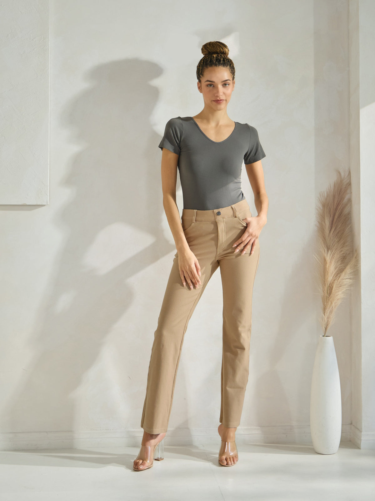 Everyday Ease Pull-On Straight Leg Pants