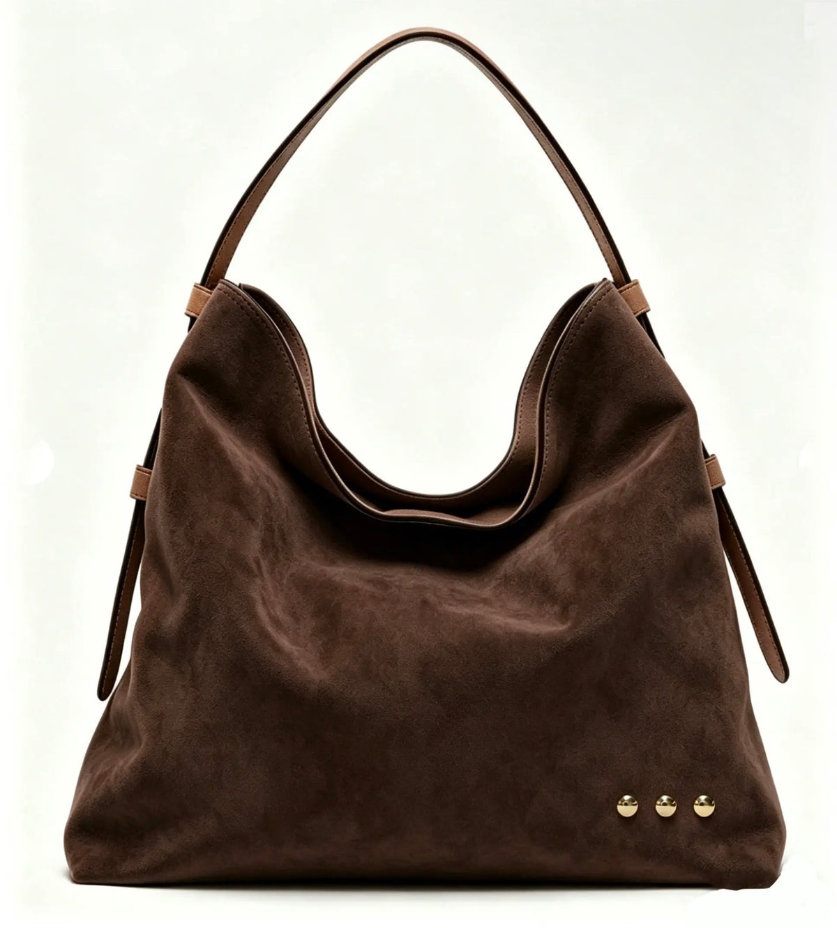 Evie Suede Hobo Shoulder Bag 🤎