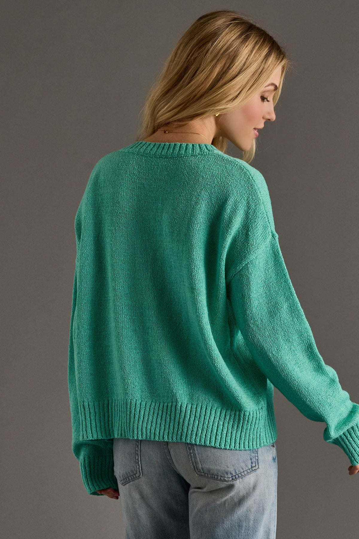 🌿 Fresh &amp; Cozy Mint Knit Sweater