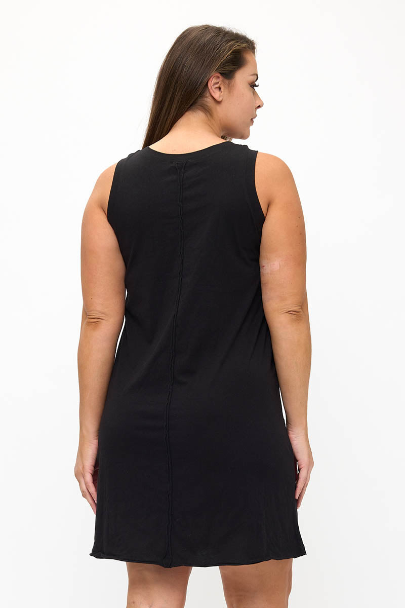 Easy Breeze Sleeveless Cotton Midi Dress