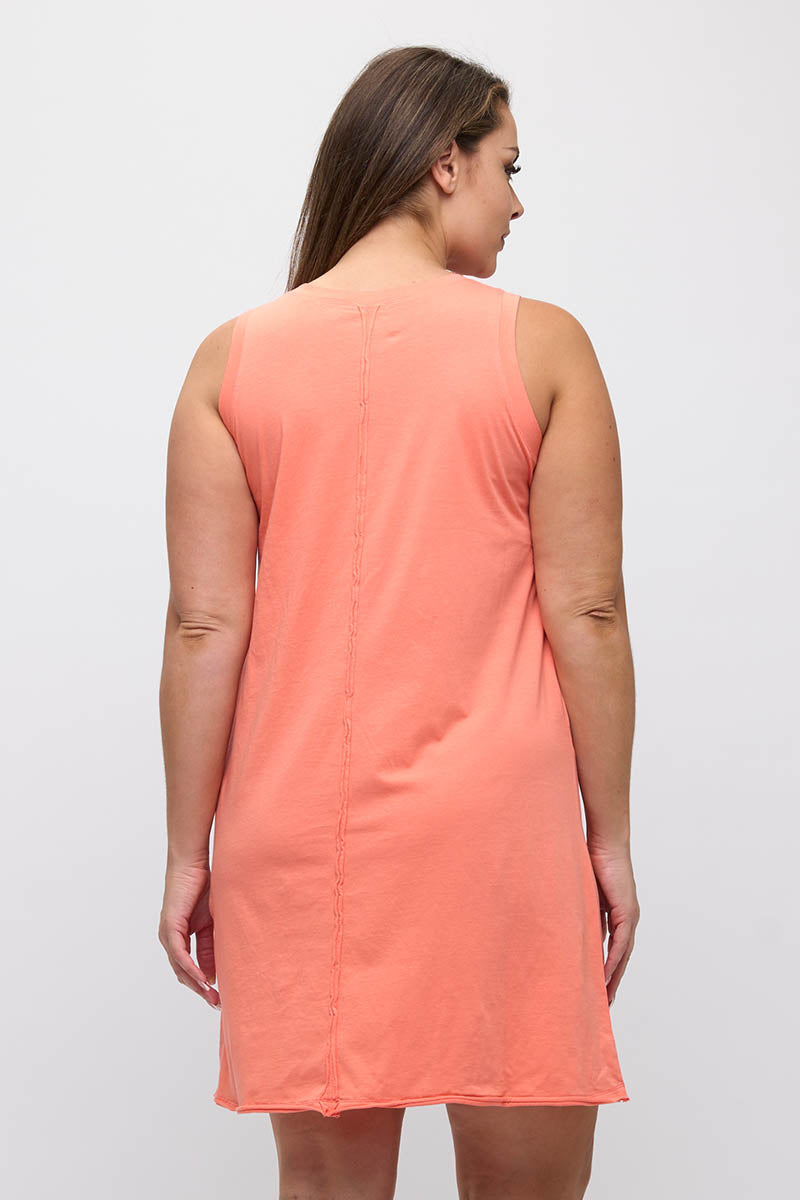 Easy Breeze Sleeveless Cotton Midi Dress