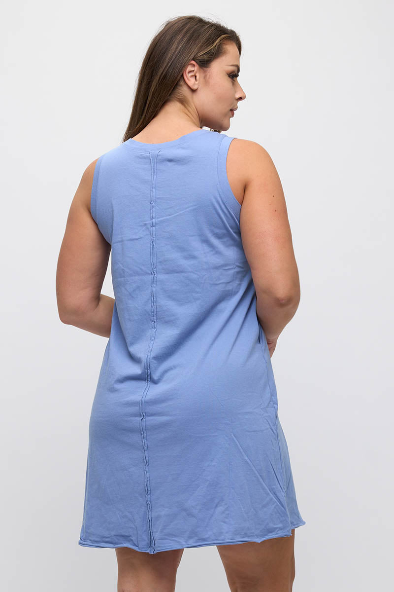 Easy Breeze Sleeveless Cotton Midi Dress