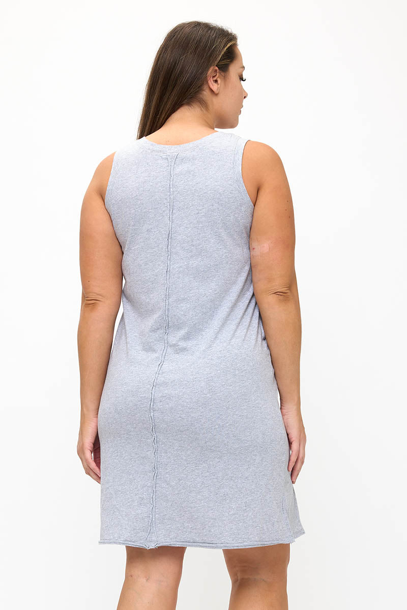 Easy Breeze Sleeveless Cotton Midi Dress