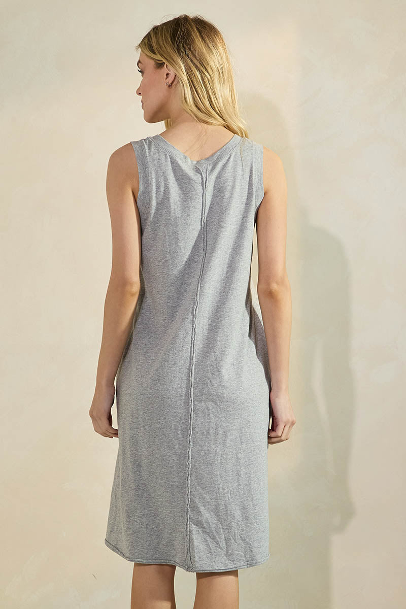 Easy Breeze Sleeveless Cotton Midi Dress