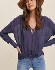 Long Sleeve Boho Top