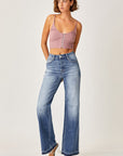 HR Wide Leg Straight Jeans (curvy)