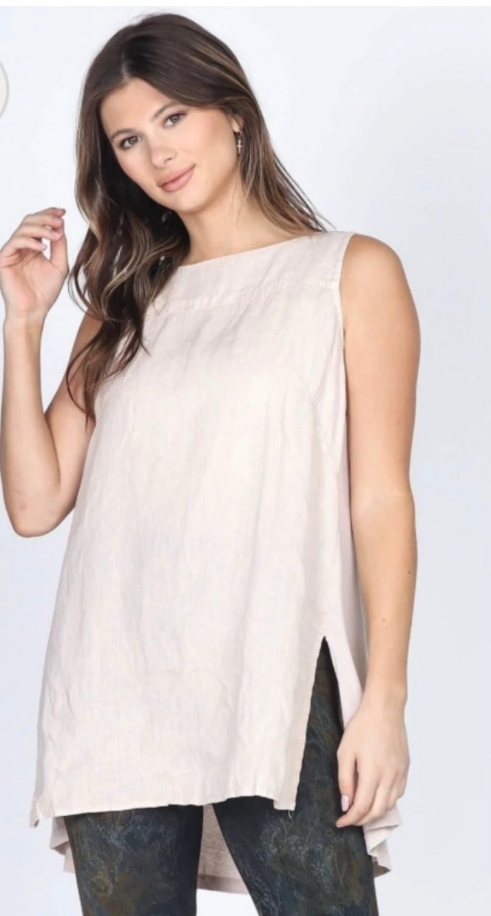 Linen Tunic Tan