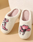 Plush Cozy Slippers-Cowgirl