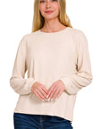 Soft Melange Hacci Tee