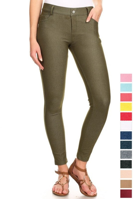 Jegging olive