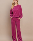 Corduroy Lounge Pants (pink)