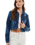 Distressed Denim Jacket