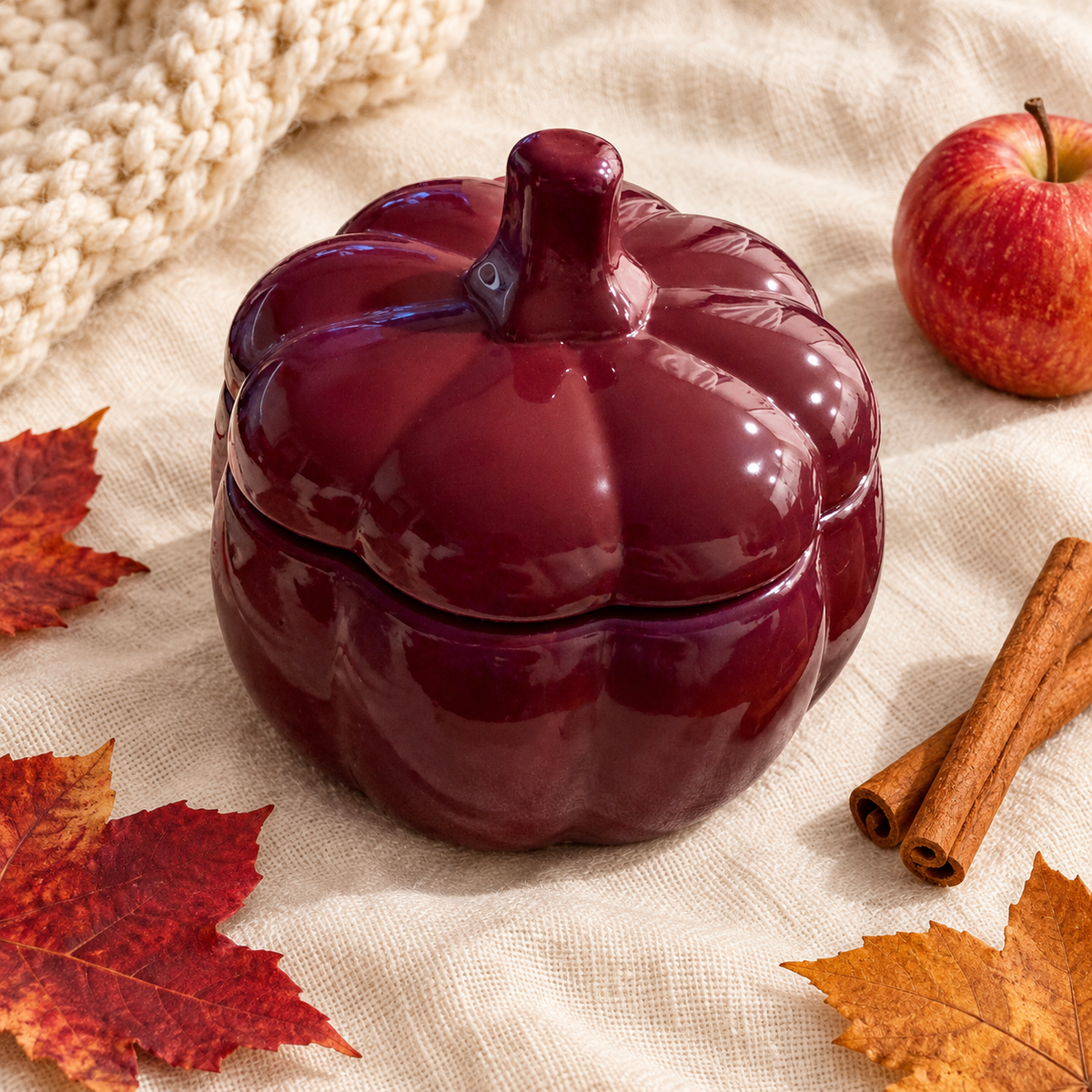Crisp Harvest Apple Candle 🍎