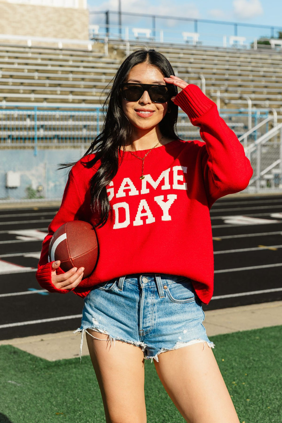 Game Day Ready in Red! ❤️🏈