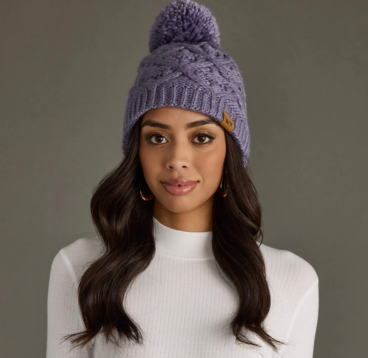 Cozy Cream Knit Pom Beanie 🤍