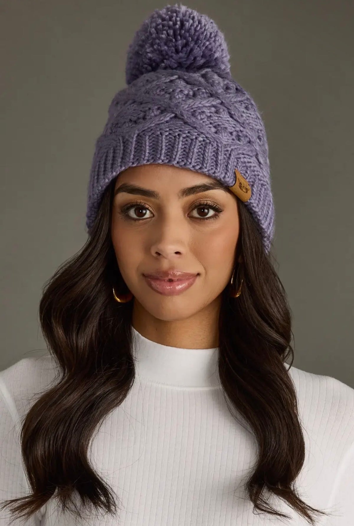 Cozy Cream Knit Pom Beanie 🤍