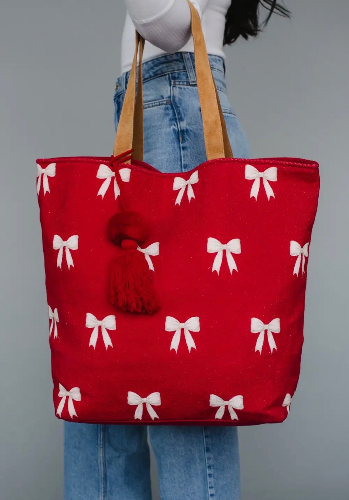 Pretty in Bows Red Tote Bag ❤️🎀