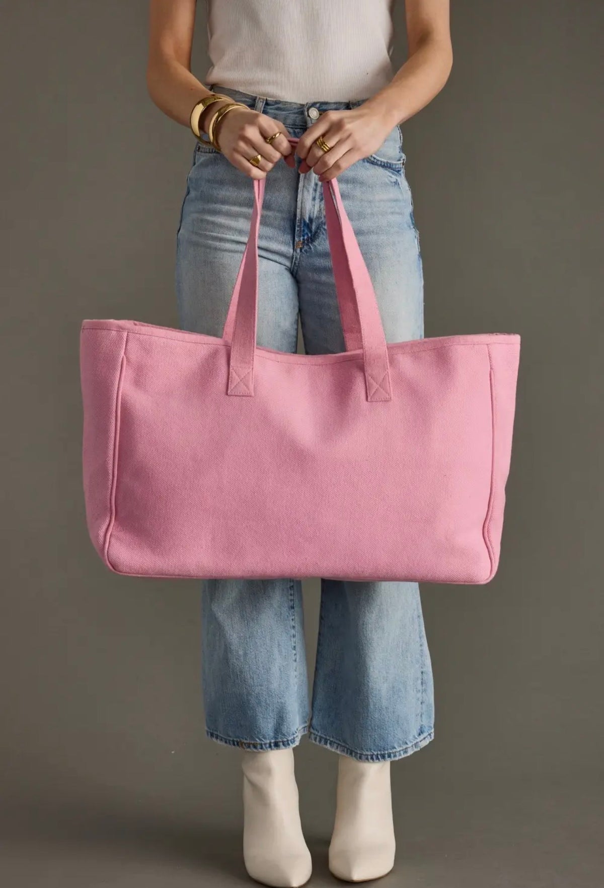 Merry &amp; Bright Pink Holiday Tote 🎀🎄