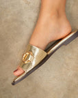 Ava 1 Sandal With Hardware On The Instep