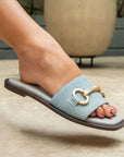 Ava 1 Sandal With Hardware On The Instep