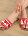 Bobbie Sandals Embroidered Georgia