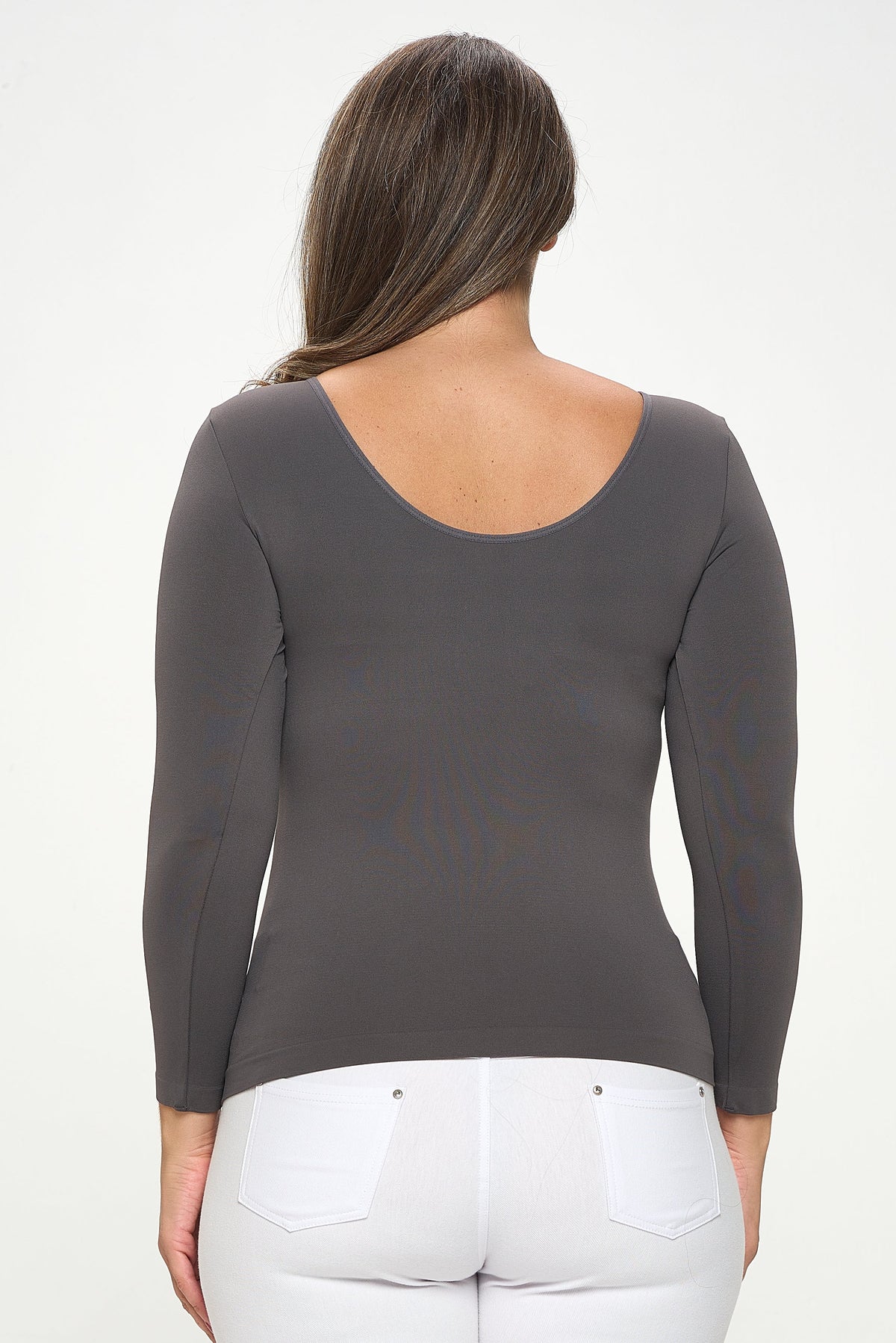 Sculpted Chic Seamless Long Sleeve Top (reversible)