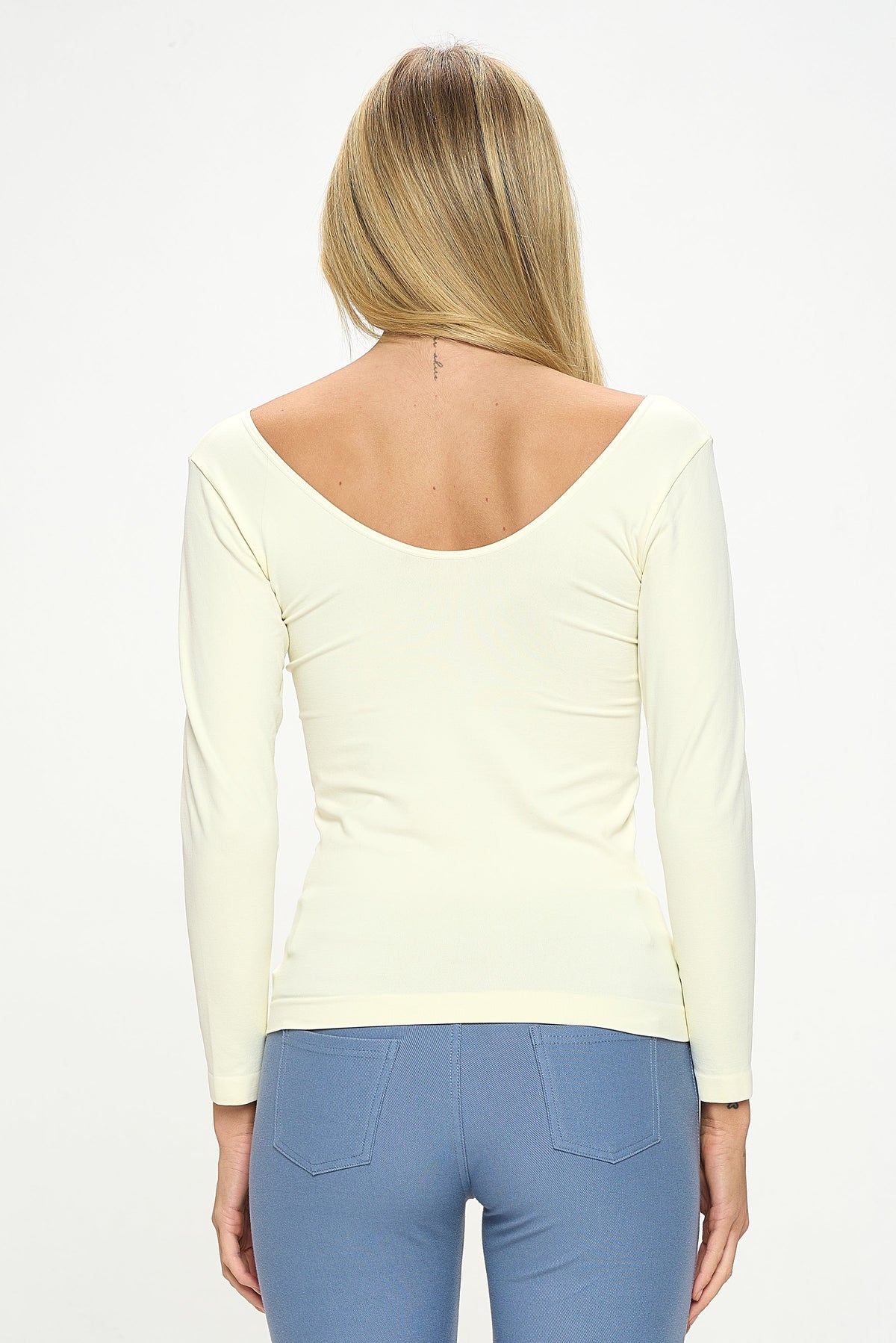 Sculpted Chic Seamless Long Sleeve Top (reversible)