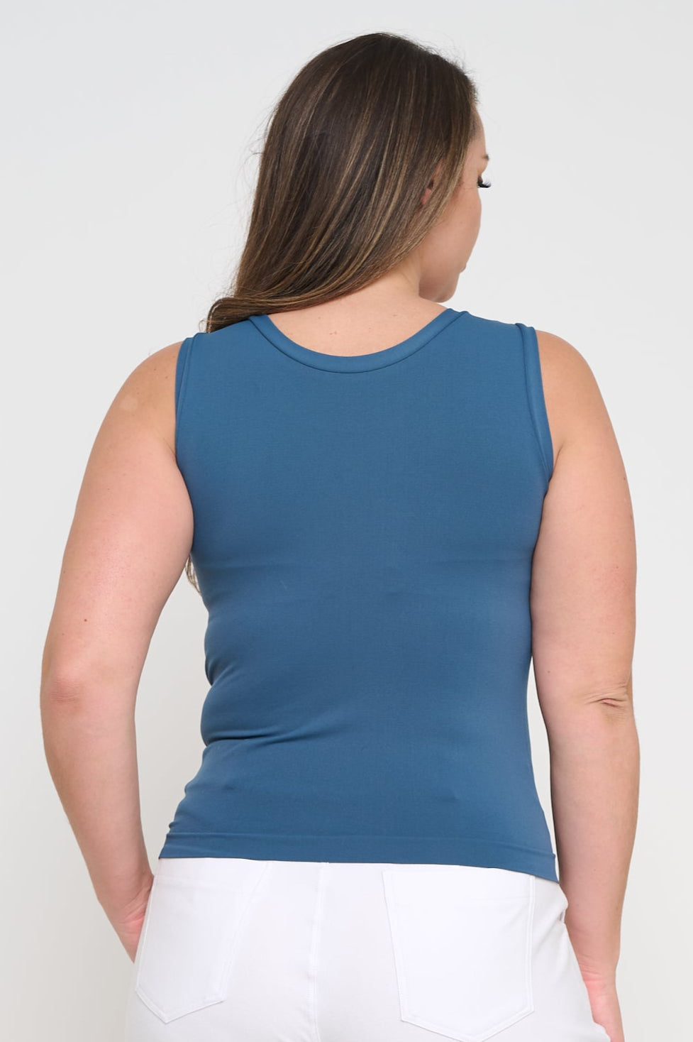 Women’s Reversible High-Low Neckline Seamless Tank