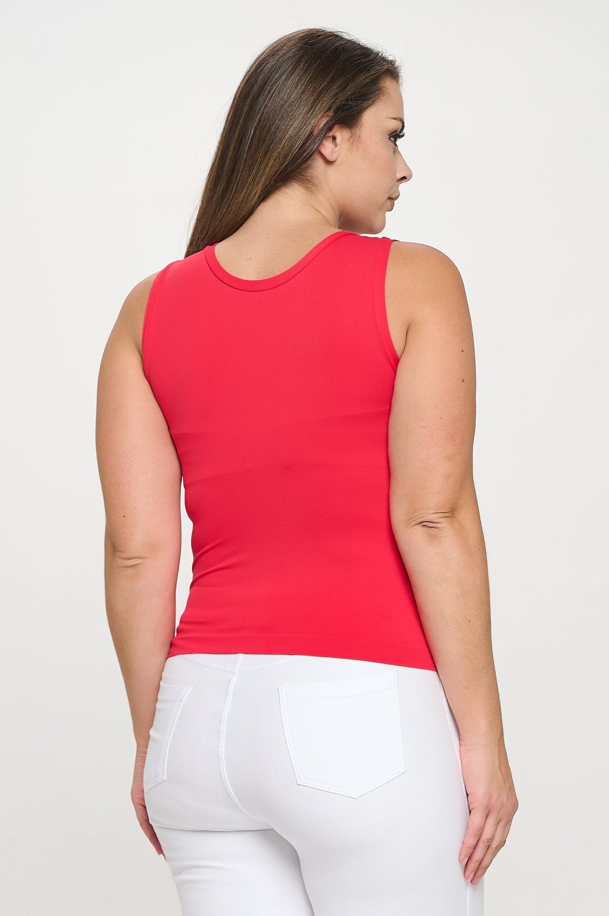 Women’s Reversible High-Low Neckline Seamless Tank