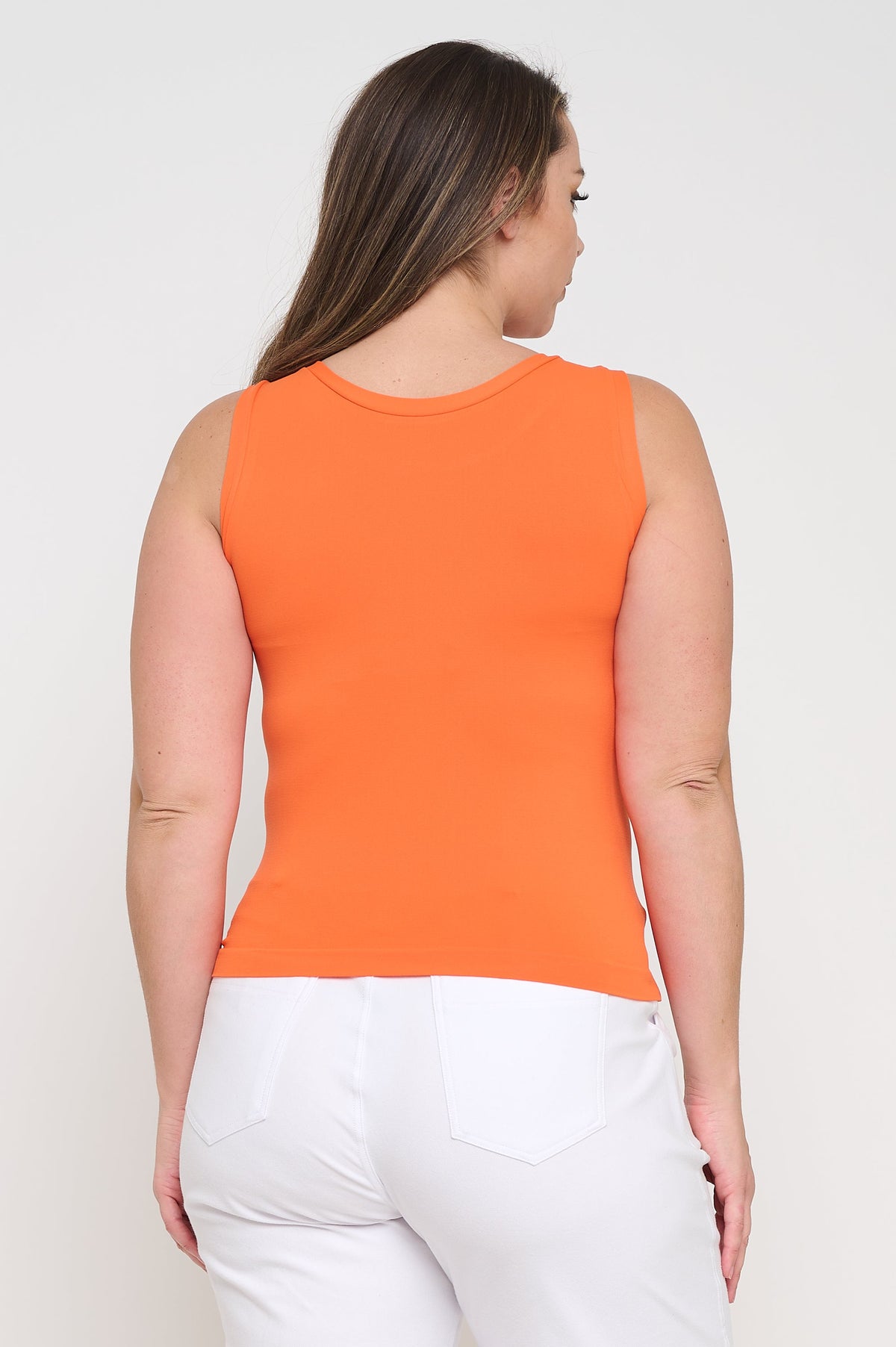 Women’s Reversible High-Low Neckline Seamless Tank
