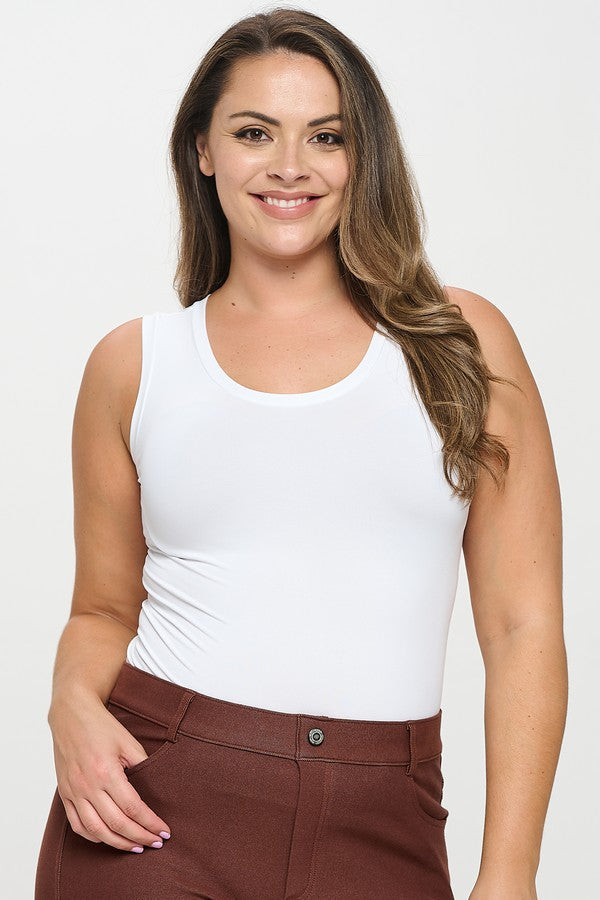 Women’s Reversible High-Low Neckline Seamless Tank