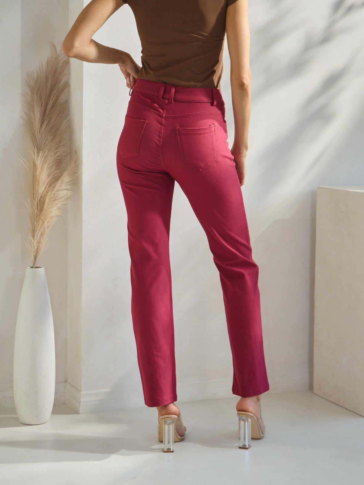 Everyday Ease Pull-On Straight Leg Pants