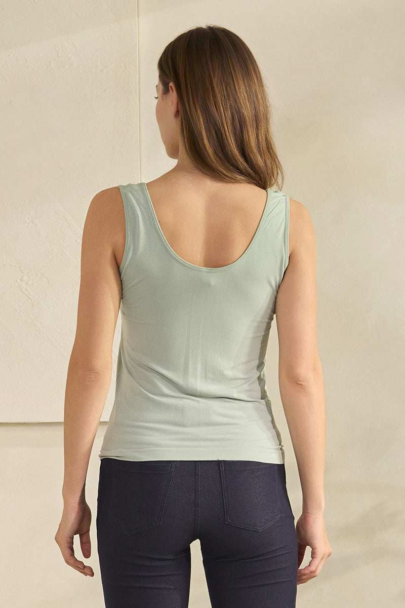 Reversible U-V Neckline Modal Tank Top