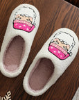 Plush Cozy Slippers-Santa