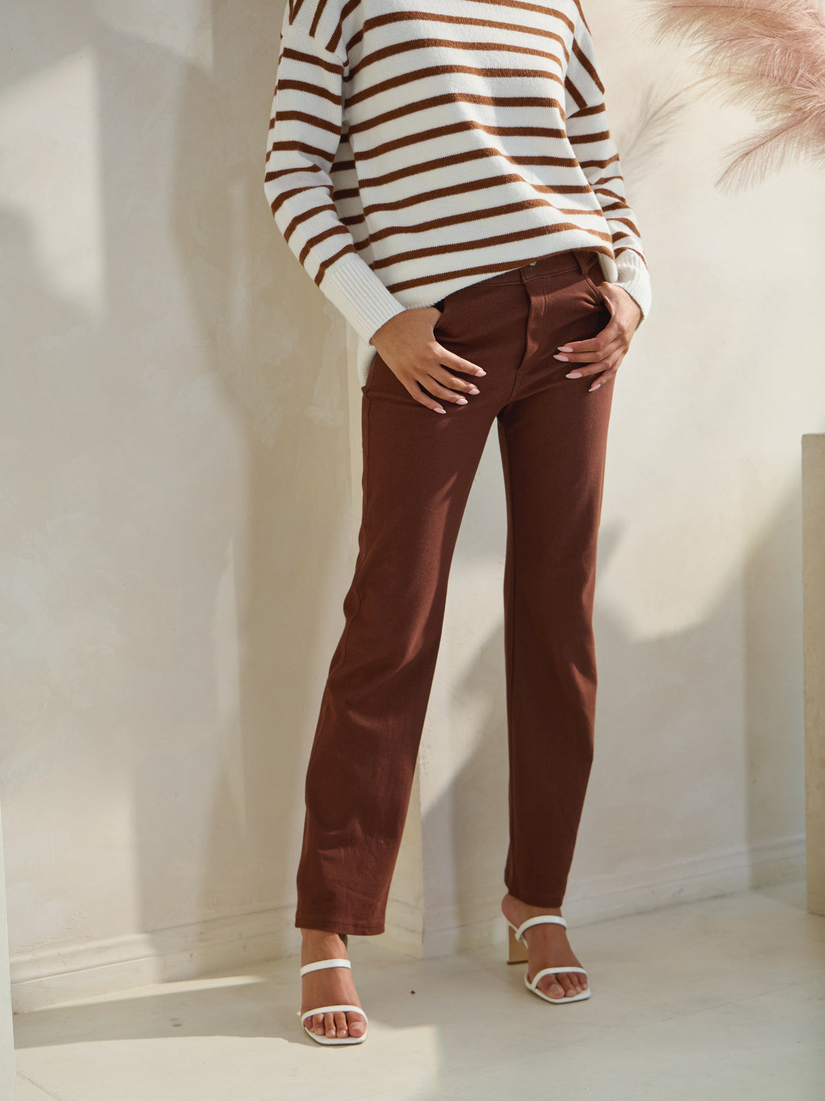 Everyday Ease Pull-On Straight Leg Pants