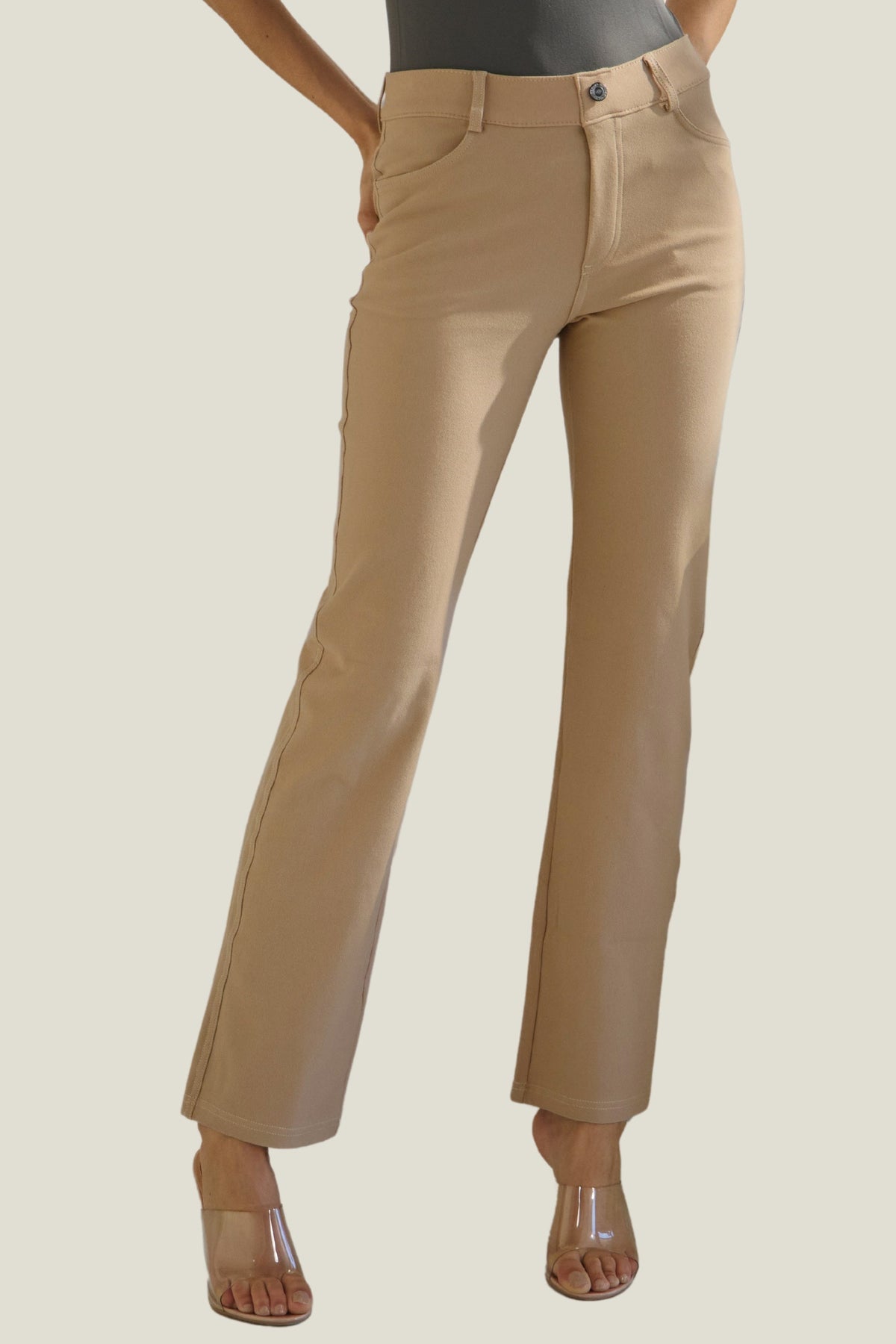 Everyday Ease Pull-On Straight Leg Pants