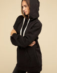 Oversized Hoodie Longline Sweatshirt