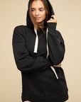 Oversized Hoodie Longline Sweatshirt