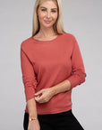 Viscose Round Neck Basic Sweater