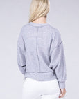 Brushed Melange Hacci Oversized Sweater