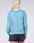 Brushed Melange Hacci Oversized Sweater