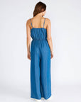 Wide Leg Denim jumpsuit