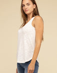 V Neck Sleeveless Cami Top