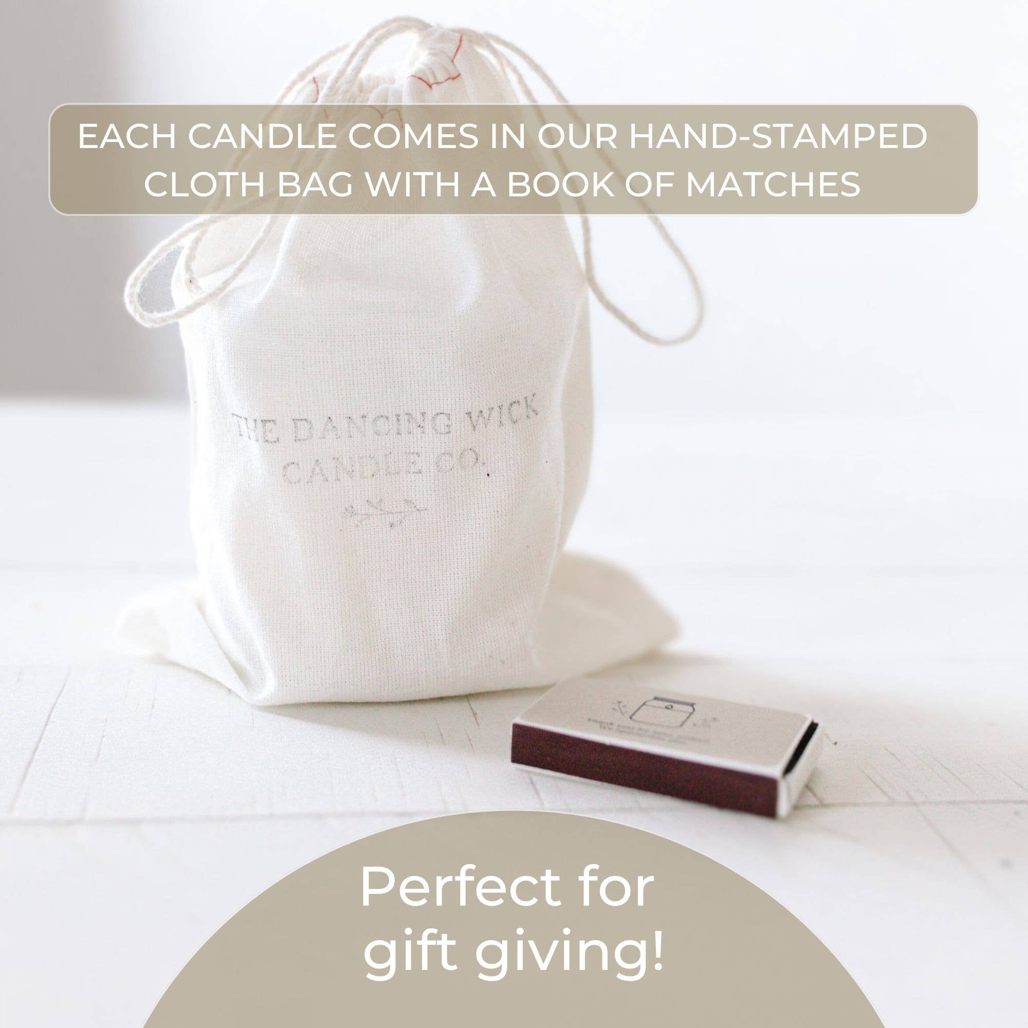 Thank you so much Gift Candle / Eucalyptus and Tea Scent