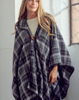 Plaid Poncho