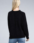 Raglan Chenille Sweater