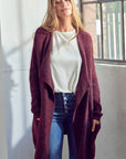 CHUNKY SWEATER KNIT CARDIGAN