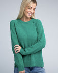 Raglan Chenille Sweater