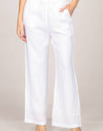 Straight Leg Linen Pants (W)