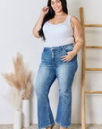 High Rise Ankle Flare Jeans